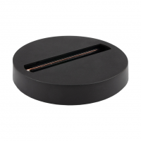 Разъем (коннектор) одноместный для однофазного трекового светильника черный TRAF-1-BK