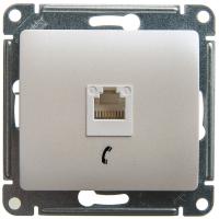 GLOSSA Перламутр Розетка телефонная RJ11