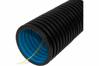 Труба гофрированная двустенная ПНД гибкая 450(SN34)ст.к у/ф с/з чёрная d32мм(20м/540м уп/пал)