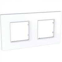 UNICA QUADRO Бел Рамка 2 места