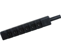 Пост кнопочный ПКТ-60 на 6 кнопок с ключом IP30 TDM