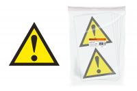 Знак "Внимание. Опасность" 150х150мм TDM