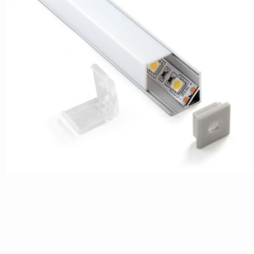 LL-2-ALP003 Квадратный угловой алюминиевый профиль для LED ленты (16mm)