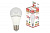 Лампа светодиодная НЛ-LED-A60-12 Вт-230 В-3000 К-Е27, (60х108 мм), Народная