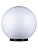 Светильник НТУ 03-150-500 шар d=500 мм IP55 (опал ПММА, основание плоское ПК 250, Е27) TDM