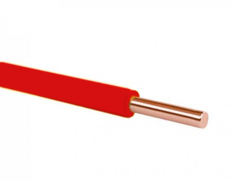 Провод ПуВнг(А)-LS 1х6,0 ГОСТ (200м), красный TDM