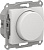 GLOSSA Белый Светорегулятор (диммер) повор-нажим, LED, RC, 400Вт, мех.