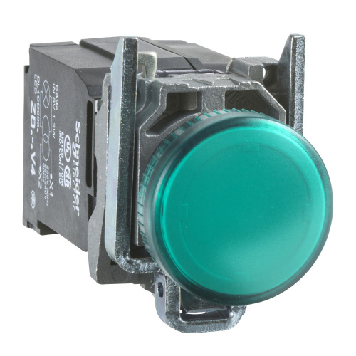 XB4 Лампа сигнальная зеленая светодиодная 230В