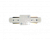Коннектор для трекового светильника SC-1 прямой белый LLT