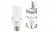 Лампа люминесцентная НЛ-FSТ2-25 Вт-6500 К–Е27 (54х126 мм)  Народная