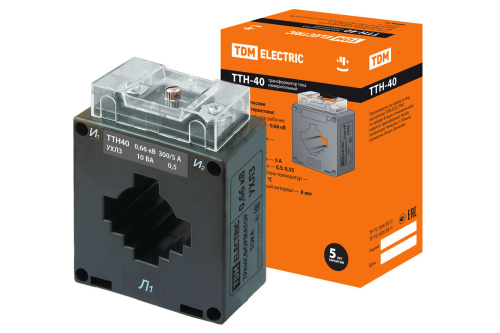 Трансформатор тока измерительный ТТН 40/300/5-10VA/0,5-Р TDM